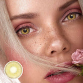 Lentes de contacto de color naranja Danica Lava